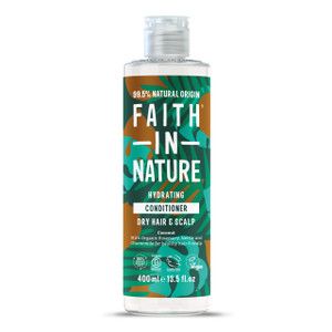 FAITH IN NATURE Natural Conditioner - Vegan & Cruelty Free, No SLS or Parabens - 13.5 fl oz, Coconut