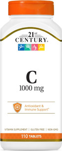21st Century C 1000 mg Tablets 110 Count