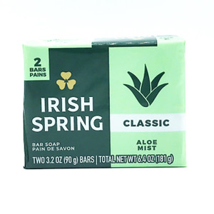 Irish Spring is Aloe 3.2z Cs Sp 2Pk, 0.47111111111111115 Oz