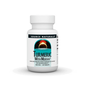 Source Naturals Turmeric with Meriva, Eases Discomfort from Everyday Activities* - 500mg, 30 Tablets