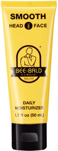 Bee Bald SMOOTH Daily Moisturizer Hydrates & Tones Away Fine Lines, Wrinkles and Dry Patches; Helps Control Oil & Shine to Feel Cool, Fresh and Comfo