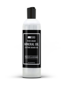 PURE ORIGINAL INGREDIENTS Mineral Oil (8 fl oz) for Cutting Boards, Butcher Blocks, Counter Tops, Wood Utensils