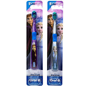 Oral-B Disney Frozen Toothbrush, 3+ YRS, Extra Soft (Characters Vary) - Pack of 2