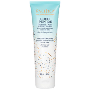 Pacifica Coco Peptide Damage Care Conditioner, Haircare, Repair Split Ends and Breakage, Hair Repair Treatment, Color Safe, For Dry and Damaged Hair,