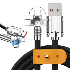 SIKETY USB-C to Lightning Cable, 120W Chubby Cable for iPhone 15/16 Pro Max, MacBook, iPad, Galaxy (Black, 3FT)