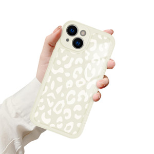 Newseego for iPhone 16 Pro Max Case, Cute Luxury Leopard Pattern Design Soft TPU Bumper Case for Girls Women Shockproof Full Camera Protective Case C