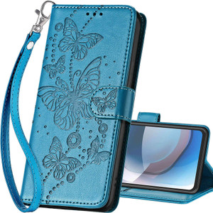 SASYMALY for Motorola One 5G Ace Wallet case, Flip Folio Cover with Stand Feature for Women Men, PU Leather Phone Case Fit for Motorola One 5G Ace/On