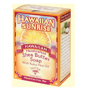 Island Soap & Candle Works Handmade Shea Butter Soap, Hawaiian Sunrise