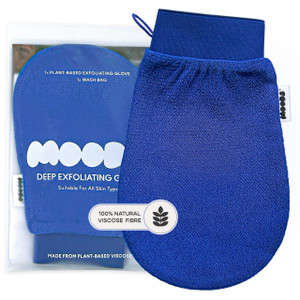 Deep Exfoliating Glove - Premium Body Exfoliator Glove for Smooth Skin - Effective Kessa Glove & Dead Skin Scrubber for Natural Exfoliation (1 Pack)