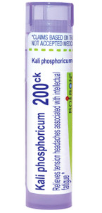 Boiron Kali Phosphoricum 200CK, Homeopathic Medicine for Headache, White, 80 Count