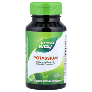 Natures Way Potassium Chelate Complex - 100 Capsules