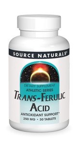Source Naturals Trans-Ferulic Acid 250mg, 30 Tablets