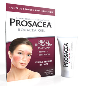 Prosacea - Medicated Rosacea Treatment for Face - Heals Rosacea Symptoms of Redness, Pimples and Irritation - Fragrance Free - 0.75 oz