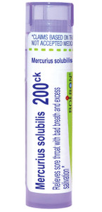 Boiron Mercurius Solubilis 200CK, 80 Pellets, Homeopathic Medicine Sore Throat