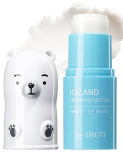 THESAEM Iceland Hydrating Eye Stick 0.24oz - Cooling Balm for Dark Circles and Puffiness  Under Eye Treatment - Reduce Wrinkles and Moisturizing - M