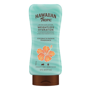 Hawaiian Tropic Weightless Hydration After Sun Lotion with Aloe, 6oz | Hawaiian Tropic Lotion, Moisturizing Lotion, After Sun Care, After Sun Moistur