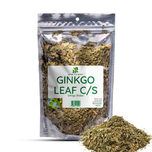Herb To Body Ginkgo Leaf Cut and Sifted  4oz, Wildcrafted Ginkgo Biloba Tea Leaves, Ginko Biloba Leaves for Infusions and Extracts