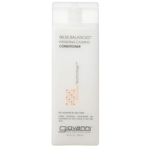 GIOVANNI ECO CHIC 50:50 Balanced Hydrating Calming Conditioner - Leaves Hair pH Balanced, Ideal for Over-Processed, Environmentally Stressed Hair, No