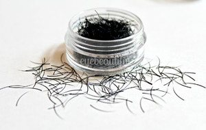 Premium Eyelash Extension Loose Individual Silk Lashes B Curl 0.20mm X 14mm Long by Eye Beautiful