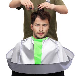 woniutch Hair Cutting Capes Umbrella for Adults, Barber Cape Cloak Cape for Home and Salon Use, Keep Hair Off Clothes and Floor