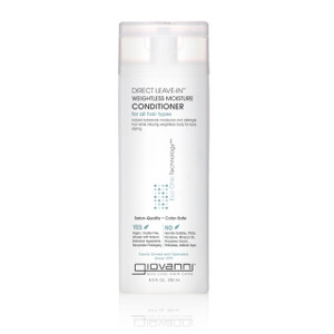 GIOVANNI Direct Leave In Weightless Moisture Conditioner - Co-Wash, Great for Curls & Wavy Hair, Wash & Go, Salon Quality, No Parabens, Infused with