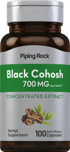 Piping Rock Black Cohosh Root Extract | 700 mg | 100 Capsules | Concentrated | Non-GMO, Gluten Free Supplement