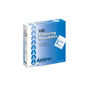 Dyanrex Cleansing Towelettes, Box of 100
