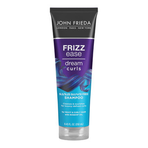 John Frieda Anti Frizz, Frizz Ease Dream Curls Shampoo, SLS/SLES Sulfate Free Shampoo for Curly Hair, Helps Control Frizz, with Curl Enhancing Techno