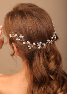 Denifery Wedding Hair Vine Accessory Bridal Headpiece for Bride and Bridesmaids