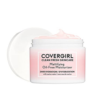 COVERGIRL Clean Fresh Skincare Mattifying Oil-Free Moisturizer, 2.0 Oz