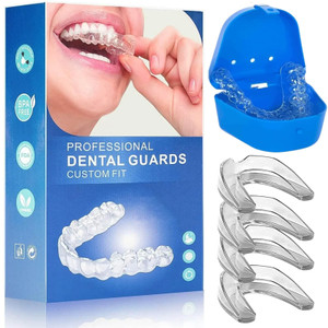 Mouth Guard for Clenching Teeth at Night, Night Guards for Teeth Grinding, Mouth Guard for Grinding Teeth at Night, Reusable Teeth Grinding Mouth Gua
