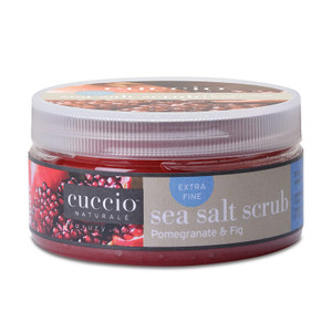 Cuccio Naturale Sea Salt Scrub - Extra Fine - Gently Exfoliates To Remove Dead Skin Cells - Leaves Skin Supple, Radiant And Youthful Looking - Parabe