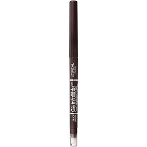 L'Oreal Paris Makeup Infallible Never Fail Original Mechanical Pencil Eyeliner with Built in Sharpener, Black Brown, 0.008 oz., 1 Count