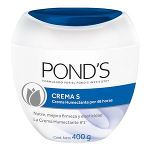 Pond's S Cream Humectant Moistening, 14oz Crema Humetante y Magnificante S De Ponds 400gr (1)