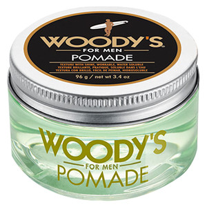Woody's Hair Clay Pomade for Men - Matte Finish, Medium Hold, Water-Soluble Styling Gel for Mens Hair - Strong Hold Pomade for Textured Looks, 3.4 o