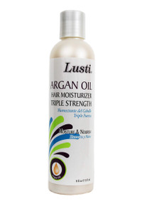 Lusti Argan Oil Hair Moisturizer Triple Strength, 8 fl oz - Moisture & Nourish - Eliminate Dryness Completely