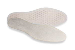 pedag Bamboo Deo Insole, Handmade in Germany, Made from Bamboo-Derived Terry, Ultra Thin and Durable, Ideal for Sockless Wear, Washable, US W6 / EU 3