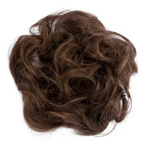 CAISHA Messy Scrunchie Bun Voluminous Wavy Hairpiece Heat-resistant Synthetic Fibres Brown Mix G26A L
