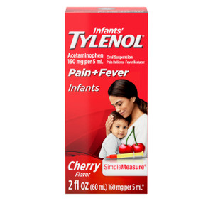Infants' Tylenol Liquid Pain Relief & Fever Medicine, Oral Suspension, Acetaminophen for Sore Throat, Headache & Teething, Pain Reliever & Fever Redu