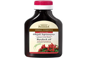 Elfa Pharm Natural Burdock-Root Oil with Red Peppers for Hair & Scalp Stimulates Hair Growth, 3.38 Fluid Ounce