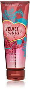 Bath & Body Works VELVET SUGAR 24 Hour Moisture Ultra Shea Body Cream 8 oz / 226 g