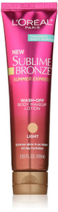 L'Oréal Paris Sublime Bronze Summer Express Body Makeup Lotion, Medium, 3.55 fl. oz.