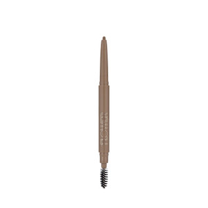 FLOWER BEAUTY Draw in the Line Eyebrow Pencil - Long-Lasting + Smudge-Resistant - Self-Sharpening + Built-In Spoolie - Dark Brunette
