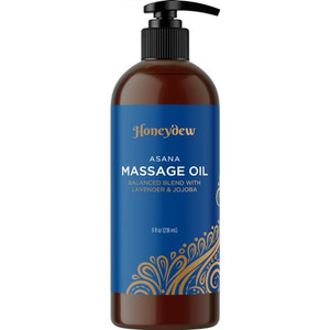 Lavender Massage Oil for Massage Therapy - Aromatherapy Full Body Massage Oil for Men and Women with Coconut Oil Lavender Oil and Sweet Almond Essent