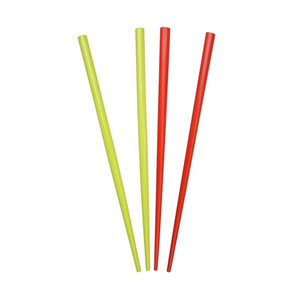 2 Sets of Wooden Hair Sticks Chopsticks - Green & Red