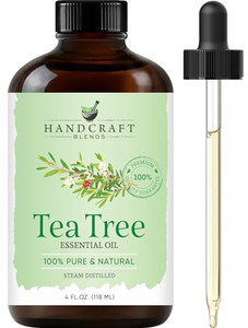 Handcraft Blends Tea Tree Essential Oil  Huge 4 Fl Oz  100% Pure and Natural  Premium Grade Essential Oil for Diffuser and Aromatherapy, Skin, Mas