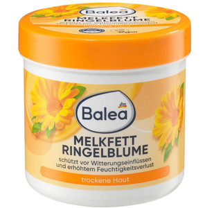 Balea Melkfett milking grease - Calendula Gel-Cream - Protects Skin Against Environmental Damage / Stress from Cold, Wind, Rain etc - 250ml (Not Test