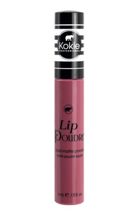 Kokie Cosmetics Lip Poudre Liquid Lip Powder, Rosewood, 0.13 Fluid Ounce