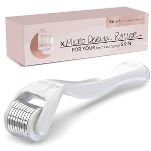 Kitsch Derma Roller  Skin Care Tool & Face Rollers - Dermaroller for Men and Women - Easy-to-Use Beauty Roller for Skin