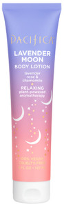 Pacifica Lavender Moon Body Lotion  Relaxing Lavender & Rose Scented Moisturizer w/Chamomile & Vitamin E, Calming Aromatherapy Cream for Nighttime S